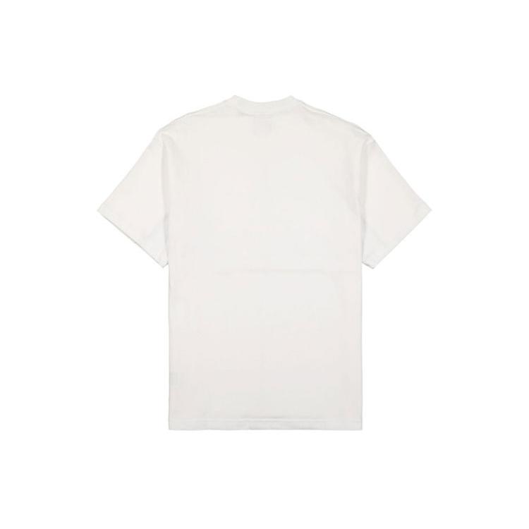Nike T Shirts Men's White Crew Neck Moderate Straight Fit CV0559-121