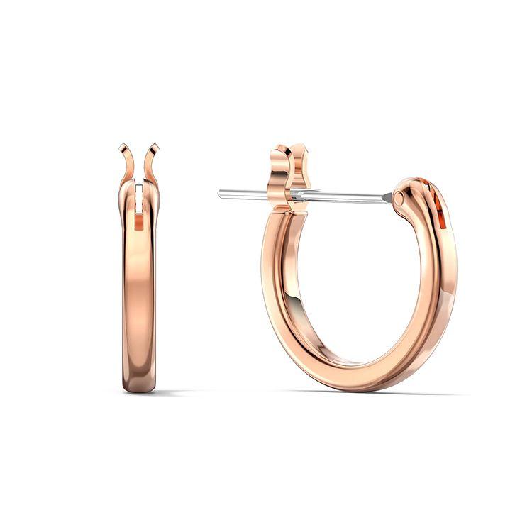 Swarovski Mini Pierced Ingwer Kristall Ohrringe Damen Ohrringe Weiß Roségold 5567528