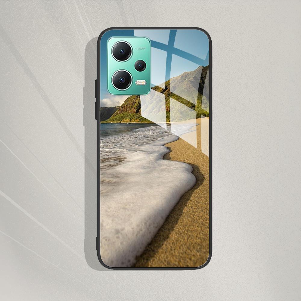 Gehärtetes Glas Handyhülle Für Xiaomi Poco X5 Pro 5G Rückseite Für Xiomi Poco X5 Pro X5pro Hülle Silikon Handy Schutzhüllen