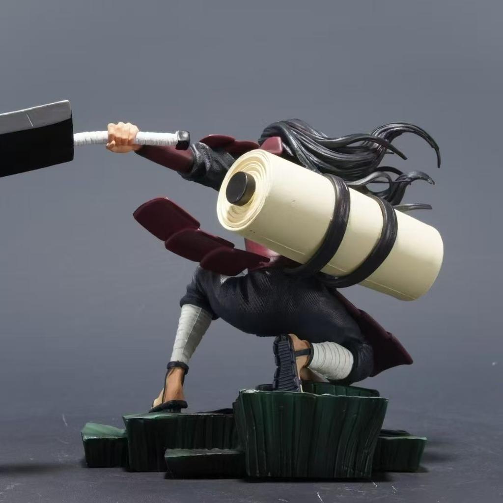 Naruto GaleThousand Hands God Ninjas Squatting Divine Sword Festival Gift HEX PVC of Anime Figures Position Setup Toys Entertaining Play Safe