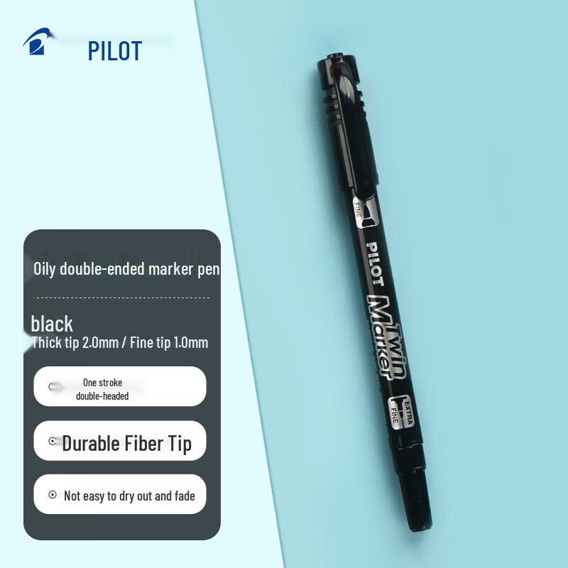Pilot SCA-TM-B Dual-Tip Permanent Marker