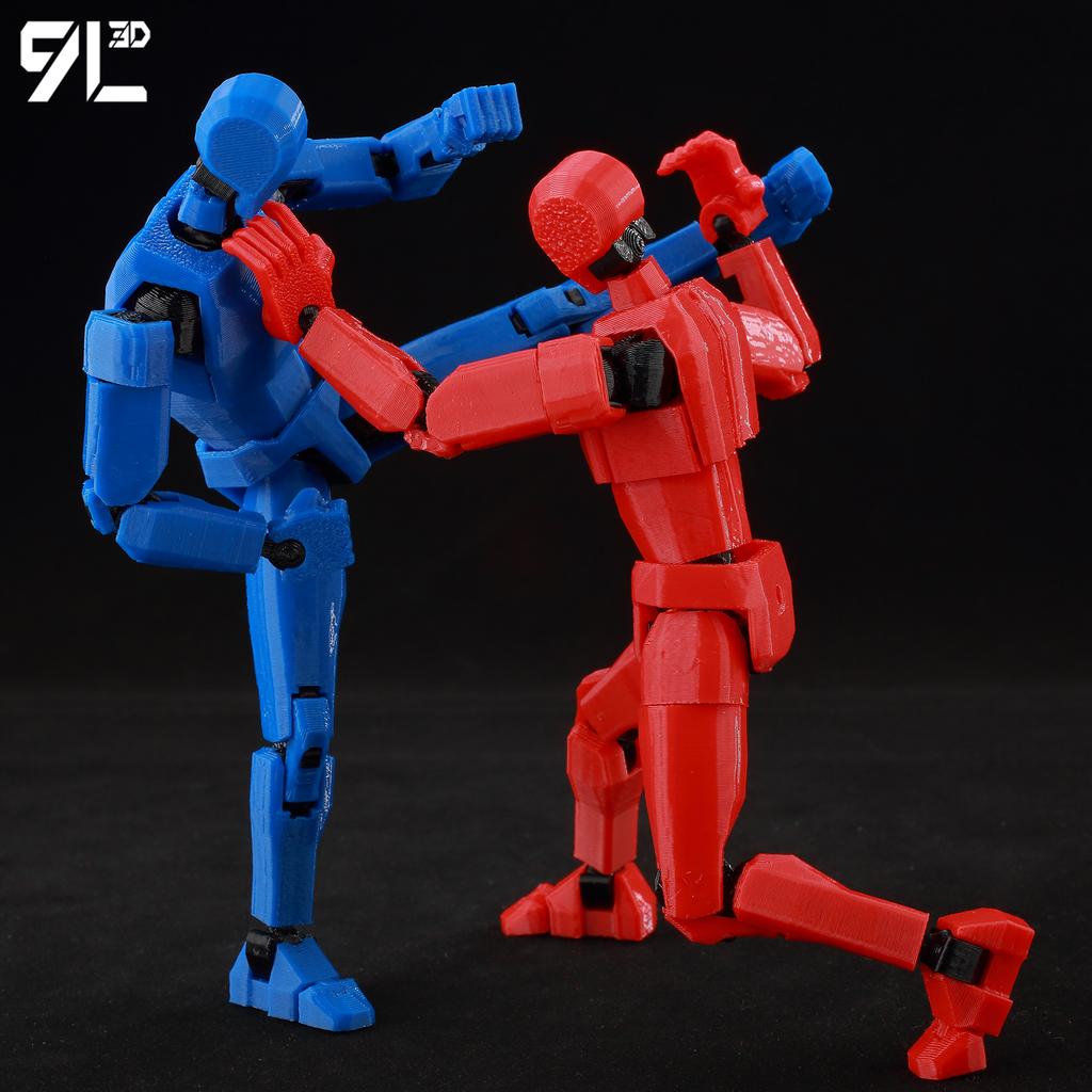 9L3D Lucky13 Toys Figure toys Student Game Birthday Gifts Full Body Movable Desk Decoration Assembly Fun Robot Doll Titan13 Ct