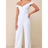 Export Single Aura Personalized Lu's Sexy Twisted Collar Elegance Fashion Adult Lady Like Woman Waist-Slimming Slim Looking Jumpsuit