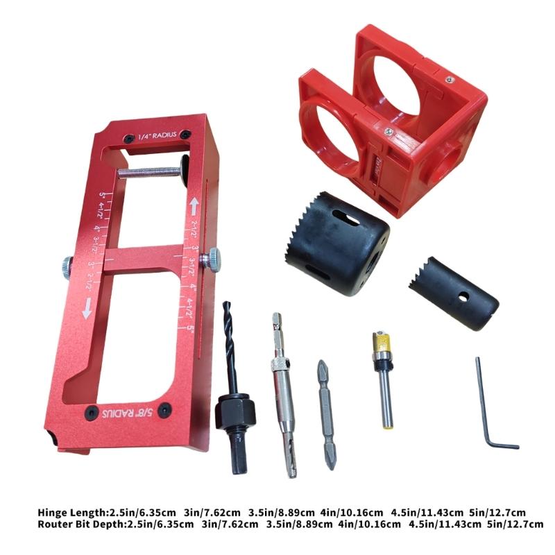 Complete Door Tool Set Feature Hinge Jigs and Locking Templates Door Hinge Jigs for Professional Installation Result