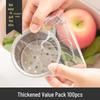 100 Disposable Kitchen Sink Filter Bags: Anti-Clogging Net for Drains & Vegetable Residue.