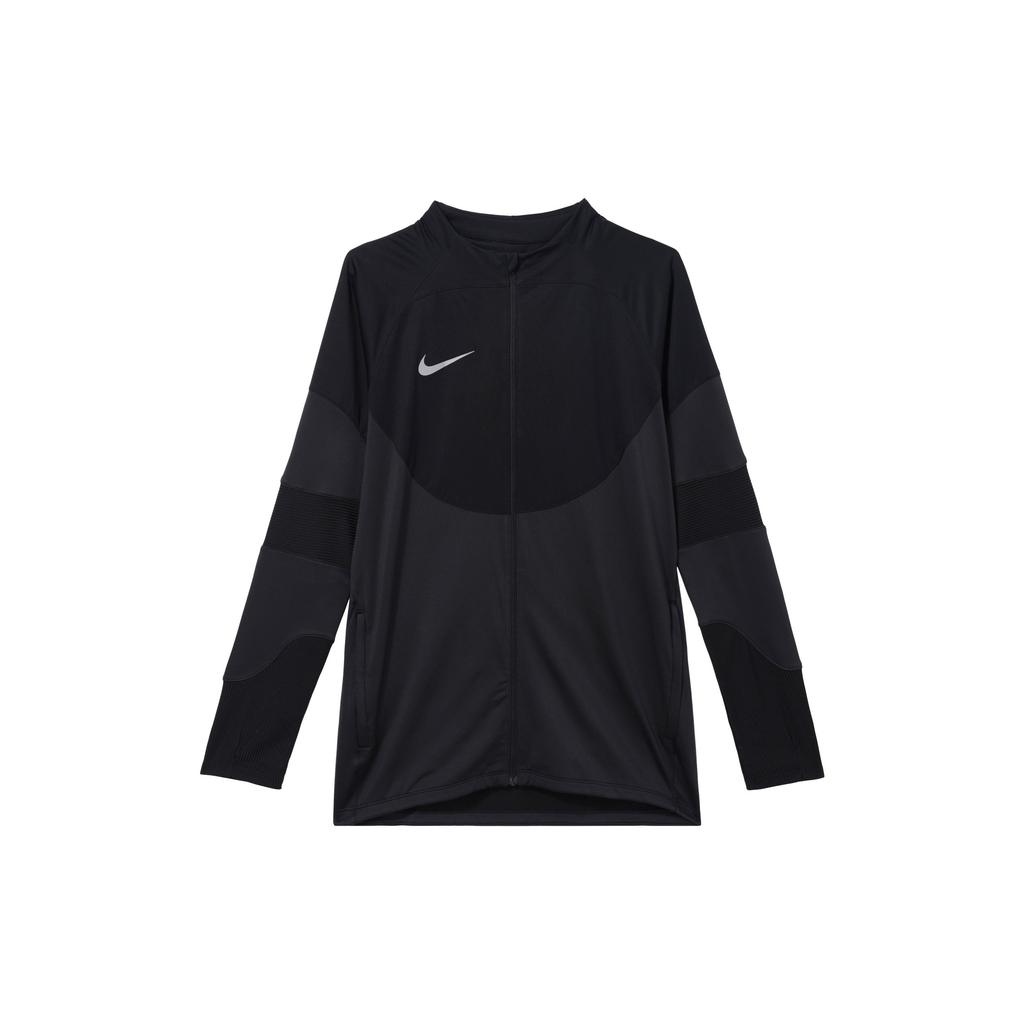 Nike Solid Color Casual Logo Print Zip-Up Jacket Men Outerwear Black DQ5048-010