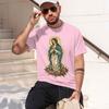 Religious Unisexs Tshirt Virgin Mary With S And Design For Faithful Wearers Spring And Summer Gift For Religious Lovers 2026 New