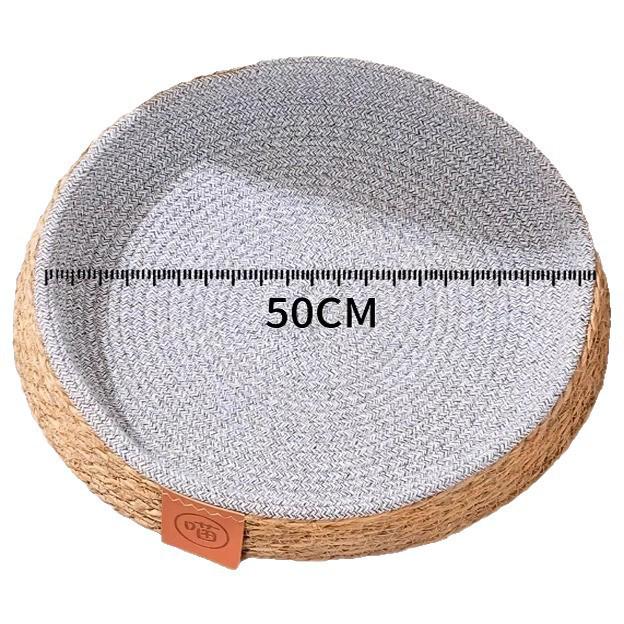 Four Seasons Breathable Rattan Cat & Dog Bed - Comfortable Summer Pet Villa
