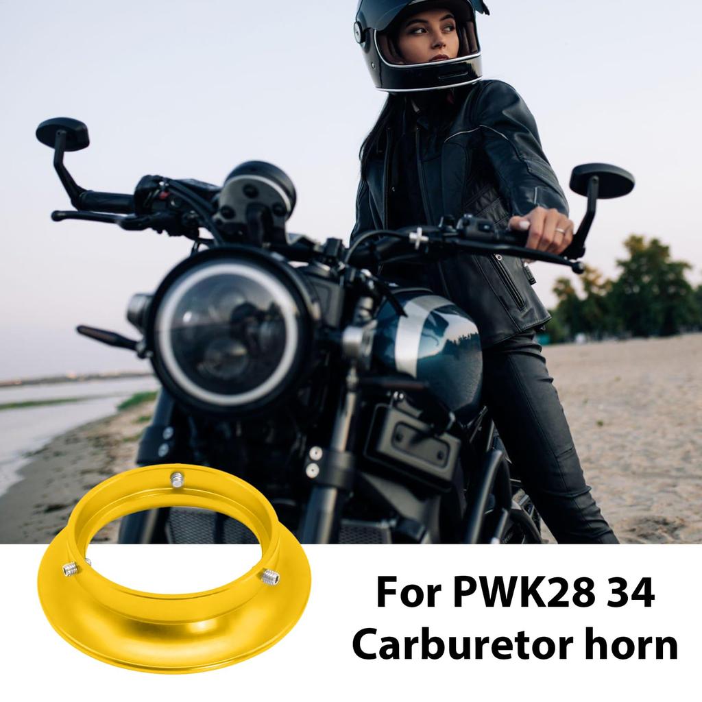 Motorcycle Carburetor Funnel - Speed Stack Air Intake Filter Trumpet for 50mm 55mm Engines,