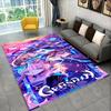 New Genshin Impact Cartoon Game Carpet Rug for Bedroom Living Room Sofa Playroom Doormat Home Decor,Kid Area Rug Non-slip Gift
