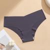 European and American ice silk seamless underwear women's breathable sports sexy pure cotton crotch quick-drying light women's briefs