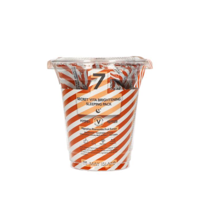 

May Island 7-Days Secret Sleeping Pack -4 kinds Vita Plus-10 Sleeping Pack-12pcs.-red