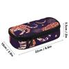 Pencil Bag Simple Design 300D Polyester Smooth Zipper with Main Pocket Mesh Layer and Removable Pen Divider for Boys Girls