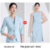 2025 Women's White Blazer: High-End Professional Attire with Goddess Style for the Workplace
