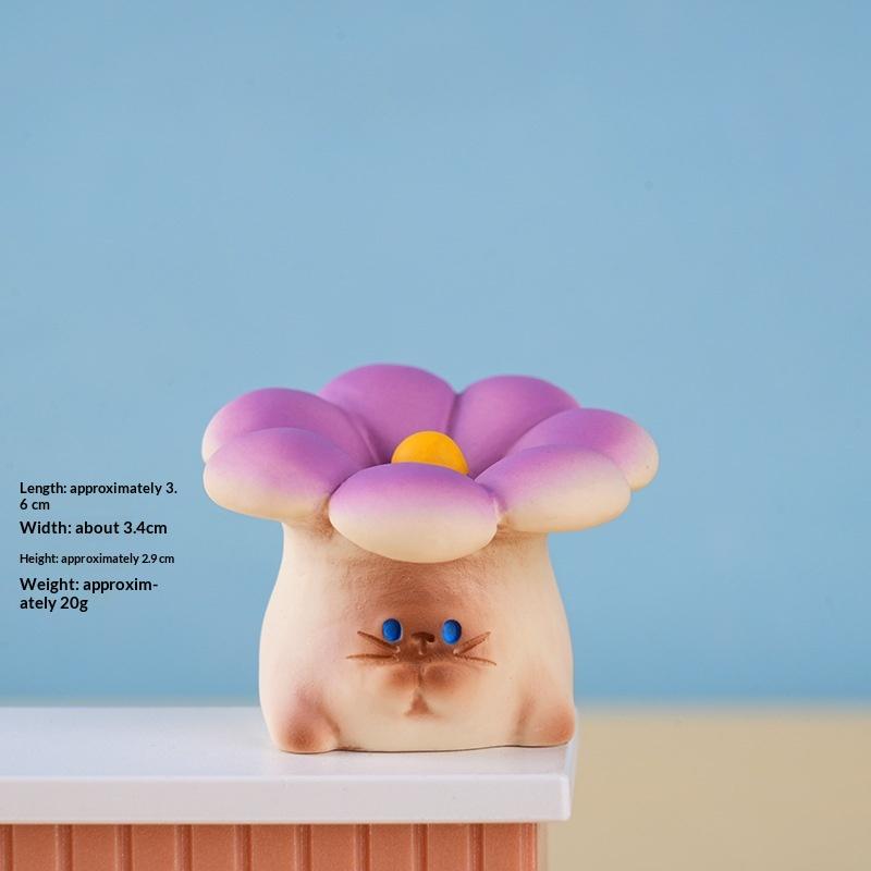 Neue Cartoon Fadcute Katze Pai Serie Harzfigur Ornament Premium-Textur Feiertags-Hausdekoration Modellspielzeug Überraschungsgeschenke