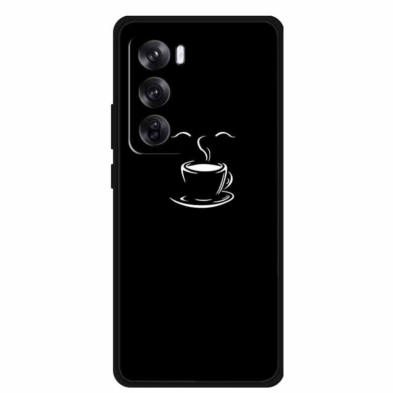 Reno 12 Pro 5G Personalized Black TPU Soft Pattern Phone Case