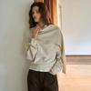 Unbalance Knit Muffler[LMBFAUAC916]-Oatmeal