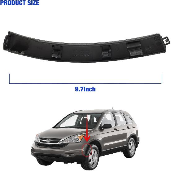 71103-SWA-000 Pair Left Right Front Bumper Brackets for Honda CRV 2007-2011,71108SWA000 71103SWA000 HO1088114 HO1089114 Front Driver & Passenger Side