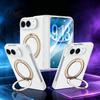 Shockproof Phone Case Magnetic for IPhoneDuo with 360 Degree Ring, Rotatable Non Comprehensive Hinge Protection Cover Slip Holder, Wireless