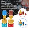 R1234YF Quick Coupler Adapter R1234YF Refrigerant Quick Couplers Kit,R1234YF To R134A Hose Adapter High and Low Side