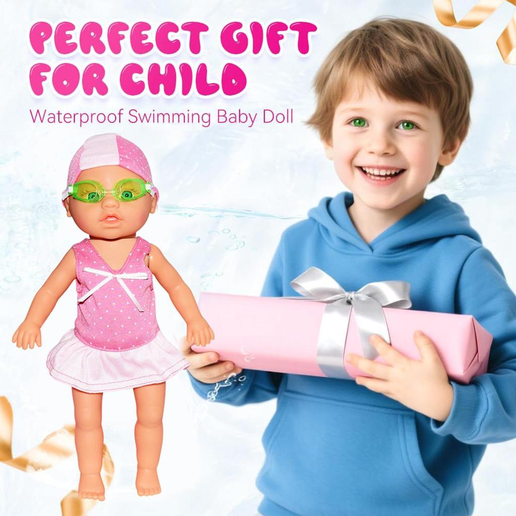 Babypuppe Für Pool Wasserdicht Strand Babypuppe Mit Beweglichen Gelenken Spielzeug Zubehör Für Sand Reise Auto Kinder Strand Sommer