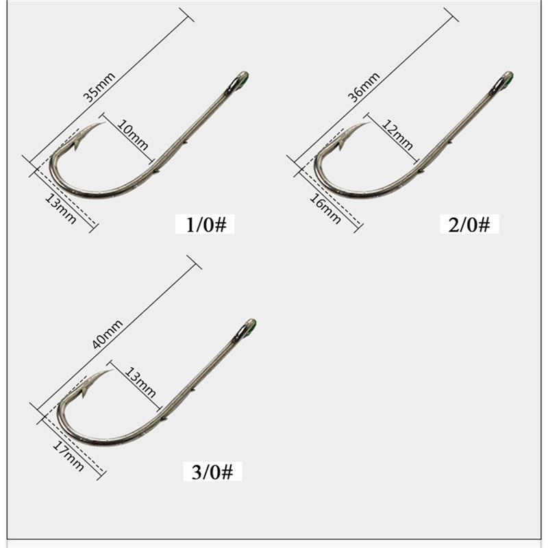 FTK 20 Piece Fishing Steel Hook and Wire Leader with Rolling Swivel Clip 12cm/4.724in 16cm/6.30in 20cm/7.874in