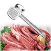 Aluminum Alloy Meat Tenderizer Household Double-sided Meat Steak Hammer Kitchen Beef Tenderizer Food-grade Durable Ergonomic