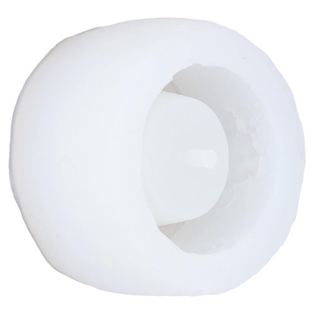 Flower Pot Mold Silicone Round Multi Functional DIY Succulent Planter Mould with Drainage Hole for