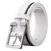 Men's Genuine Leather Color Block Pin Buckle Belt - Stylish & Versatile