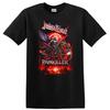 Heavy Metal Schmerzmittel T-Shirt Retro Rock Grafik-T-Shirt Motorrad Kunstwerk