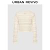 UR Women's Casual Hollow-Out Cropped Knit Cardigan