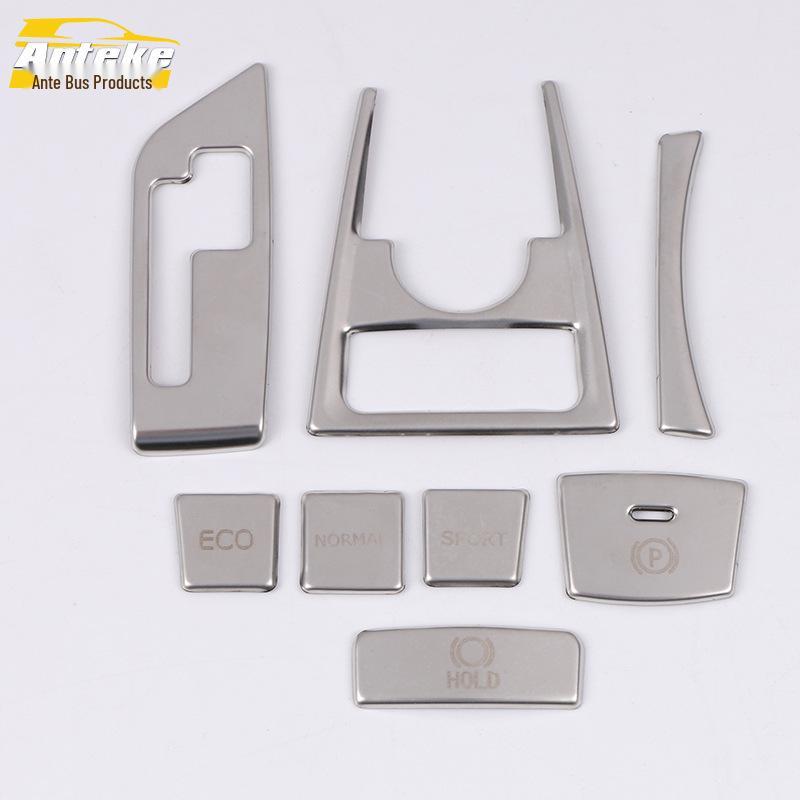 

Подходит для рычага переключения передач Camry 2018: Новая отделка интерьера и экстерьера из нержавеющей стали с пайеточным декором