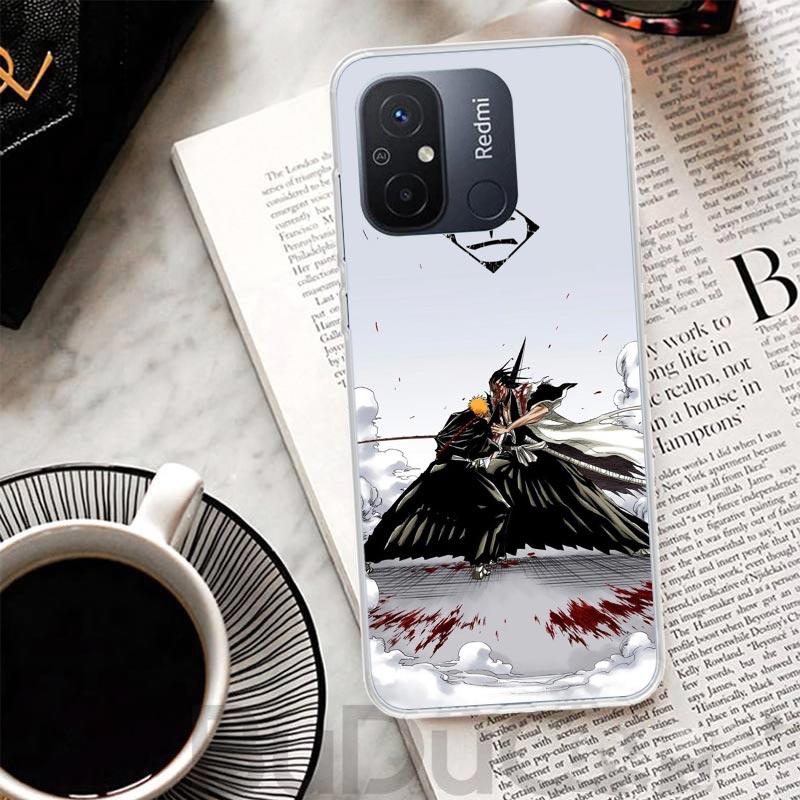 Zaraki Kenpachi Bleach Cover For Xiaomi Redmi 14C 13 13C 12 12C 10 10C 9 9C 9T 9A Phone Case 10A 8A 8 7A 7 6A 6 Pro K70 K60 K40
