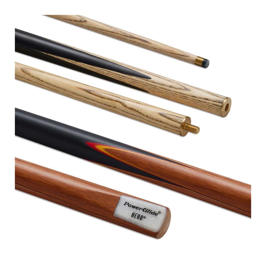 PowerGlide Target Leather 2 Piece Snooker Cue Set
