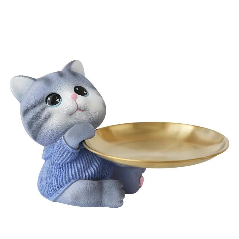 1pc Resin Rabbit Tray, Key Organizer and Décor for Entryway, Living Room, Office and Desk Desktop Storage Small Ornaments