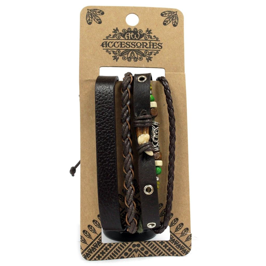 Mens Bracelet Sets – Dark & Handsome (asst)