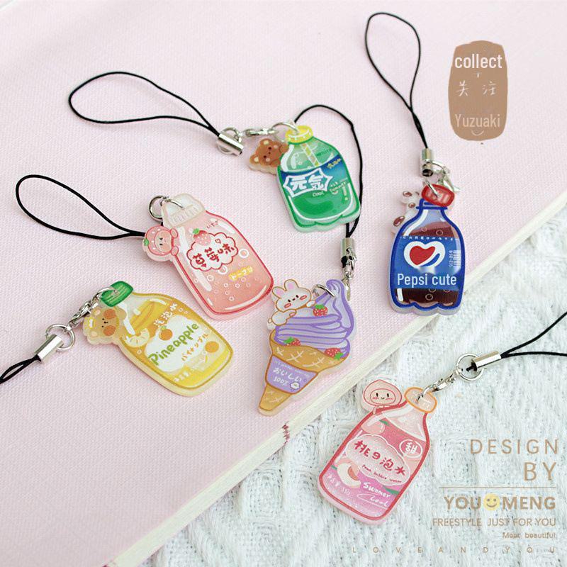 Jentete anheng i koreansk stil som er fallsikkert: Søt veskeanheng for studenter og telefonkjede