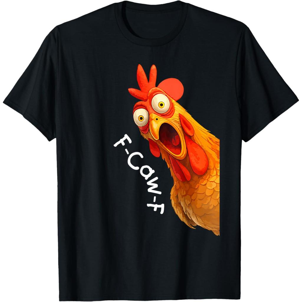 Wearing Sunglasses Photo Farm Chicken T Shirts Men Women Cotton Humor Streetwear Tee Shirt Short Sleeve Unisex Loose Clothing