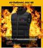 Smart Heated Vest: 9-Zone, USB-Charge, Unisex Winter Jacket with Dual-Switch Temperature Control