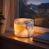 Marble Portable Ambient Lights Adjustable Light Modes Aesthetics Desk Lamp for Home Office Travel Outing Social Occasions