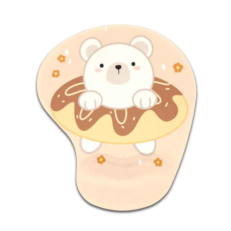 Creative Cartoon Silicone Wrist Rest Mouse Pad & Keyboard Hand Rest - Cute Desk Mat