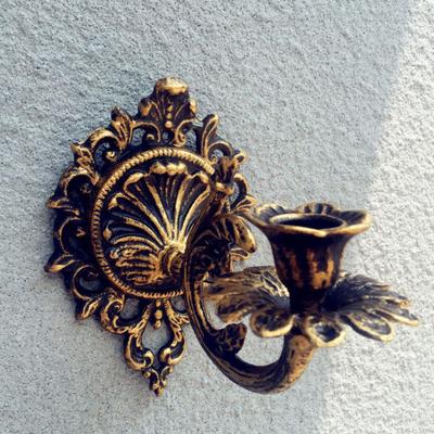 Yousheng Vintage Wandkerzenhalter Wandmontage Kerzenhalter Wohnzimmer Schlafzimmer Esszimmer Badezimmer Hängender Dekorativer Kerzenständer