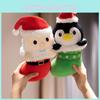 Tree Cartoon Christmas Old Man Penguin Elf Plush Toy Cute Children Gift Holiday