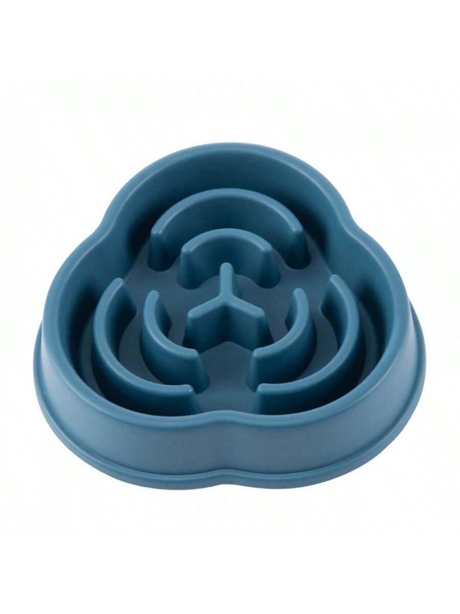 

2Pcs Dog Slow Food Bowl Plastic Anti-Choking Slow Eating Cloud Shape Large Dogs Prevent Vomiting And Protect Intestines 2pcs синій