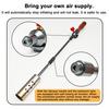 22.4" Long Propane Weed Torch Detachable Long Arm Cooking Torch for Garden Wood Melting Ice Snow Roofing Outdoor