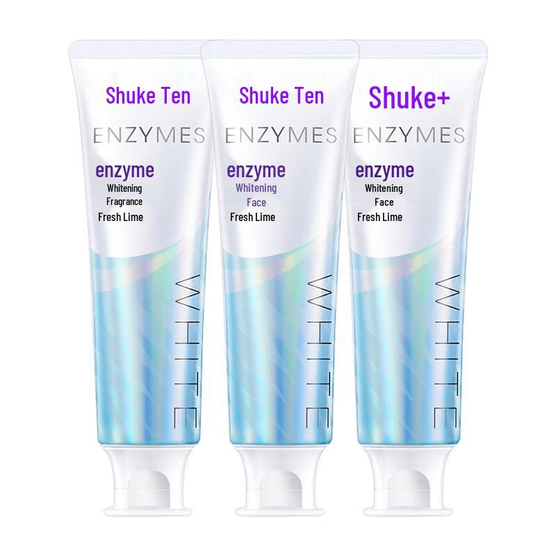 

Shuke Enzyme Toothpaste, Lime Flavor, 3-Pack