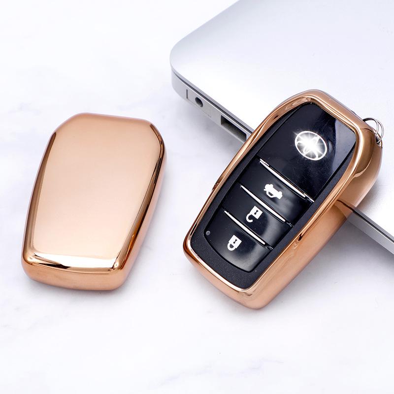 Toyota Key Cover for Camry, Avalon, RAV4, Venza, Highlander, Ling Shang - Half-Pack Shell
