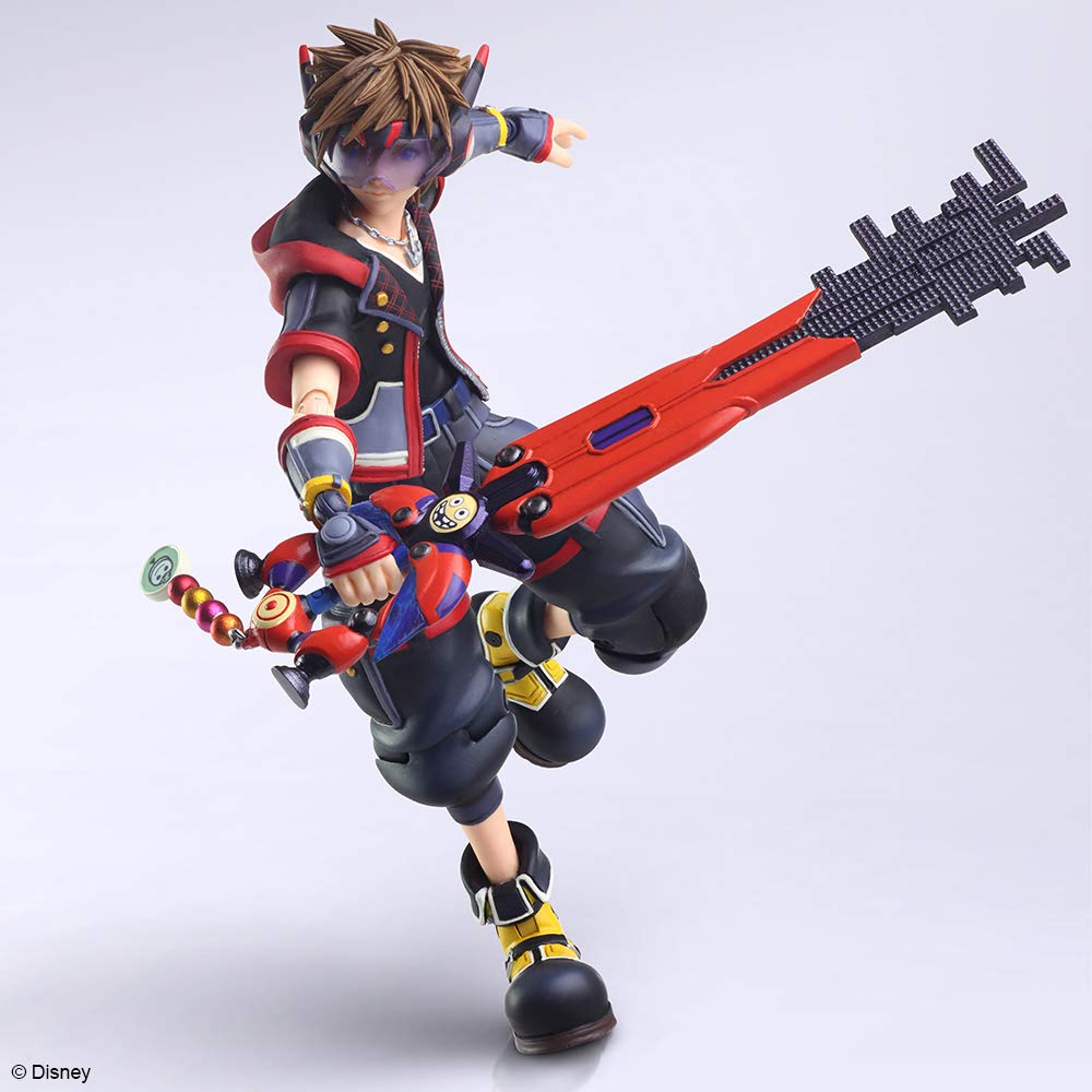 KINGDOM HEARTS III BRING ARTS Sora Version 2 PVC Painted Action Figure