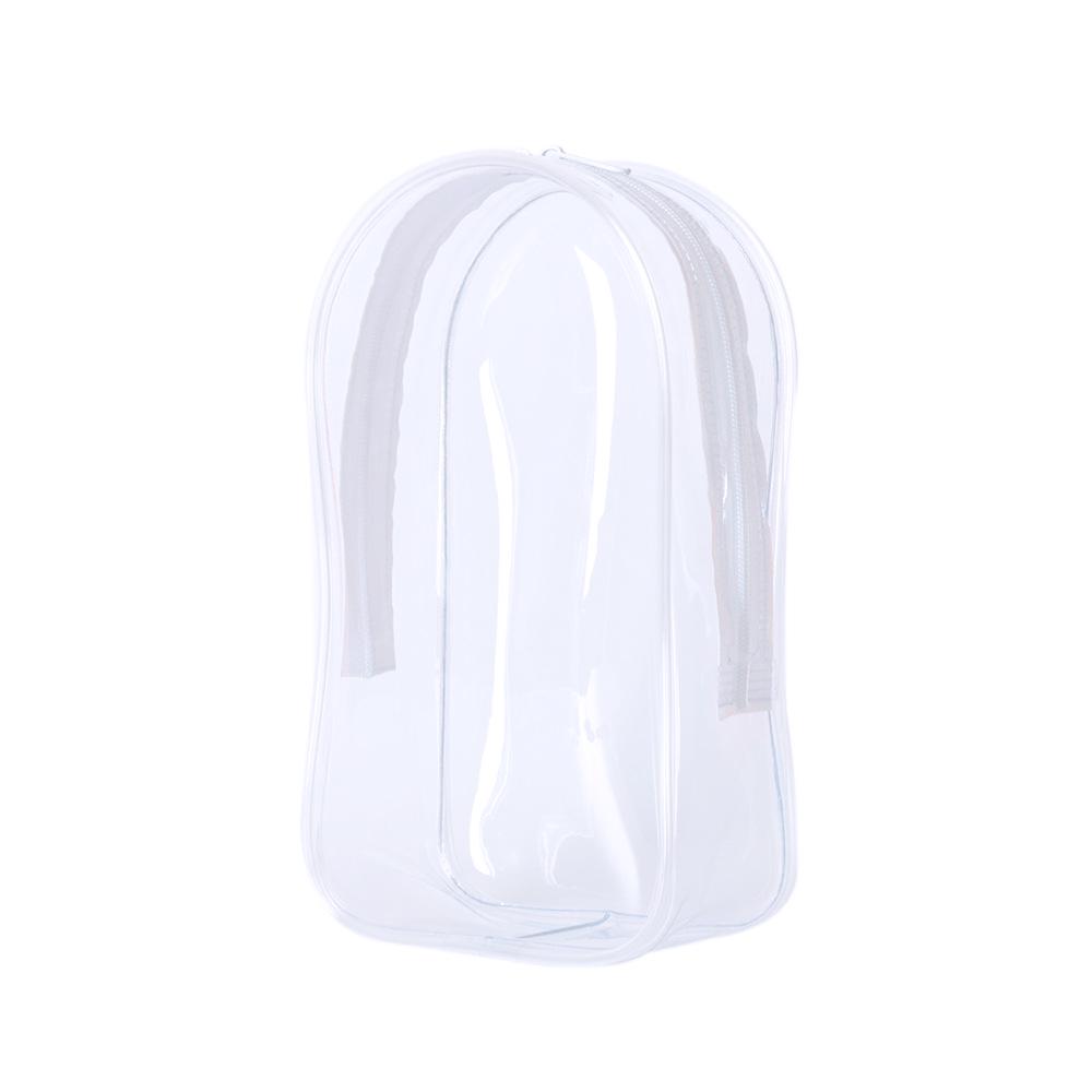 19cm Vinyl Protective Doll Case: Cotton Ita Bag with Transparent Display, Dustproof Hanging, and Large Storage Compartment