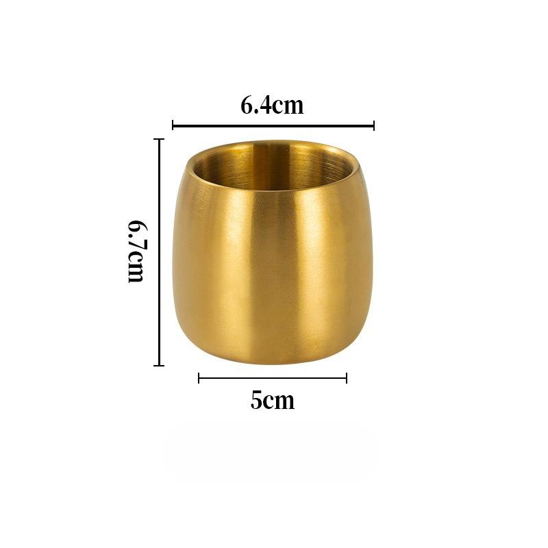Stainless Steel Double-Wall Insulated Coffee Mug, Milk Cup, Heat-Resistant Tea Cup, 304 Stainless Steel Coffee Mug, Juice Cup